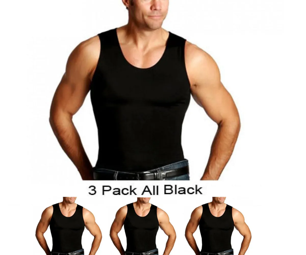 3-Pack Insta Slim Compression Muscle Tank MS0003