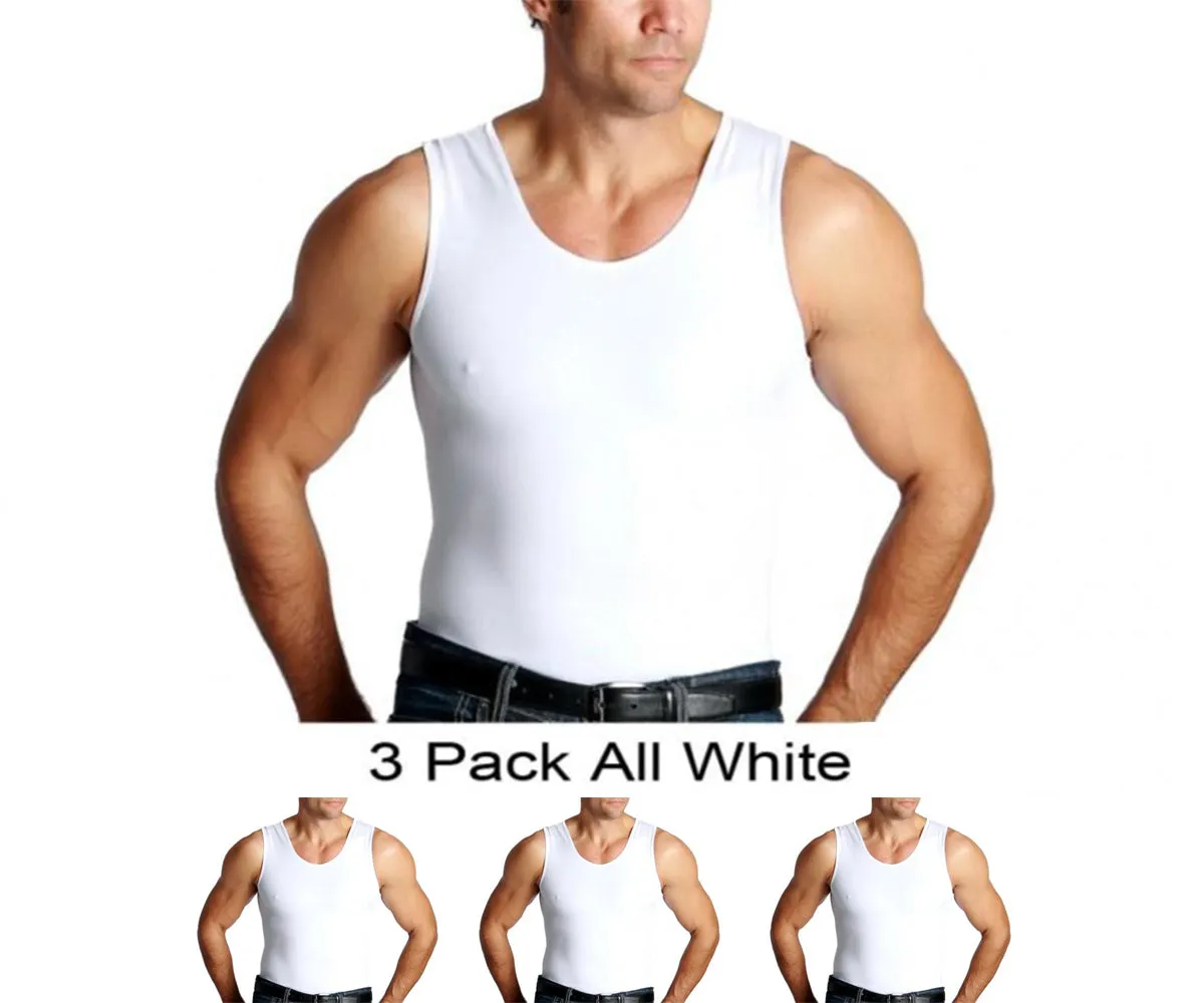 3-Pack Insta Slim Compression Muscle Tank MS0003