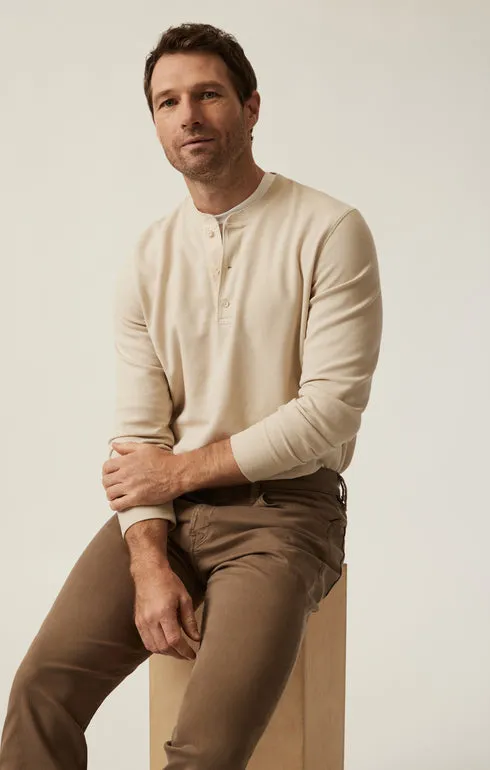 34 Heritage LS Henley Oatmeal