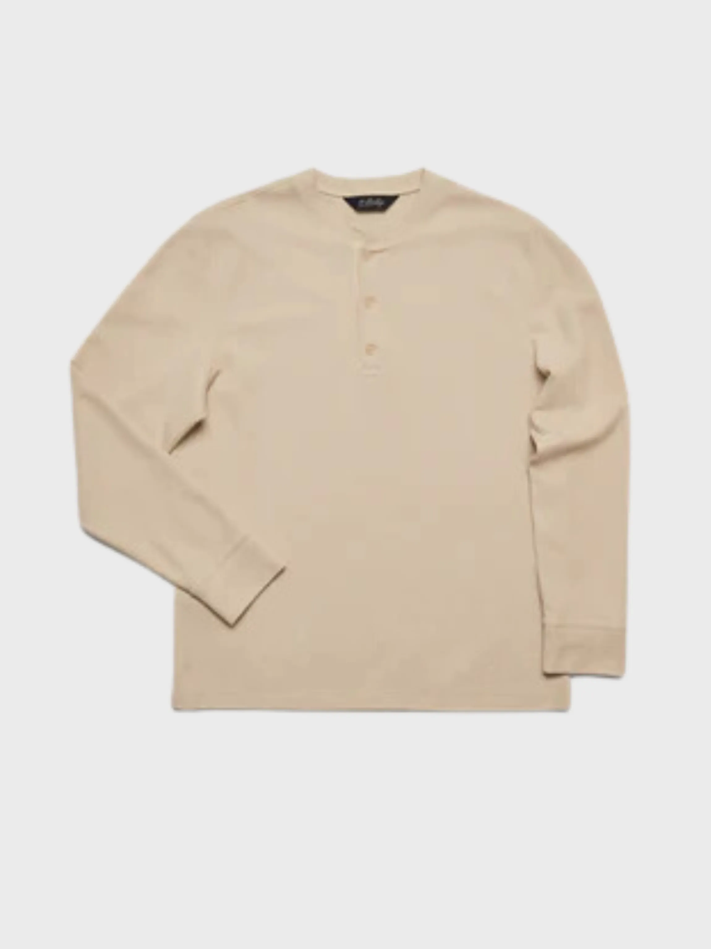 34 Heritage LS Henley Oatmeal