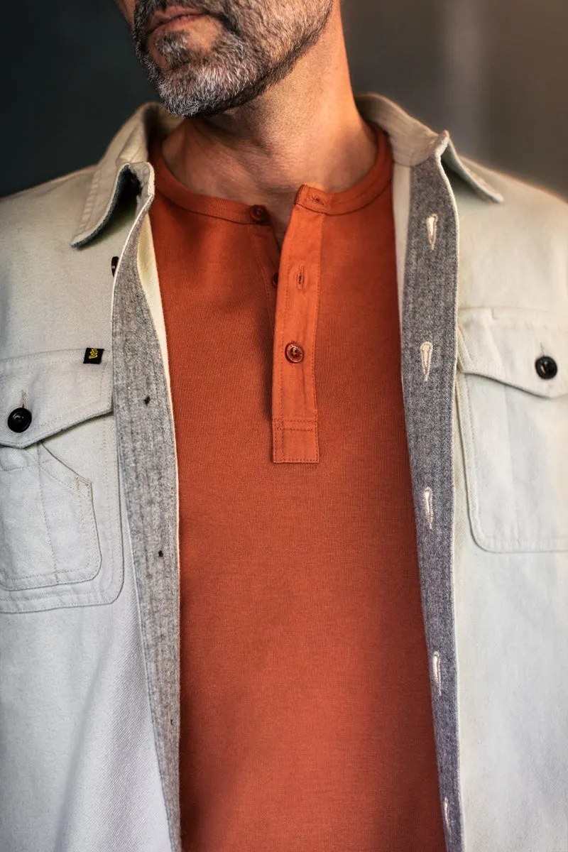 &SONS The New Elder Henley Shirt Auburn