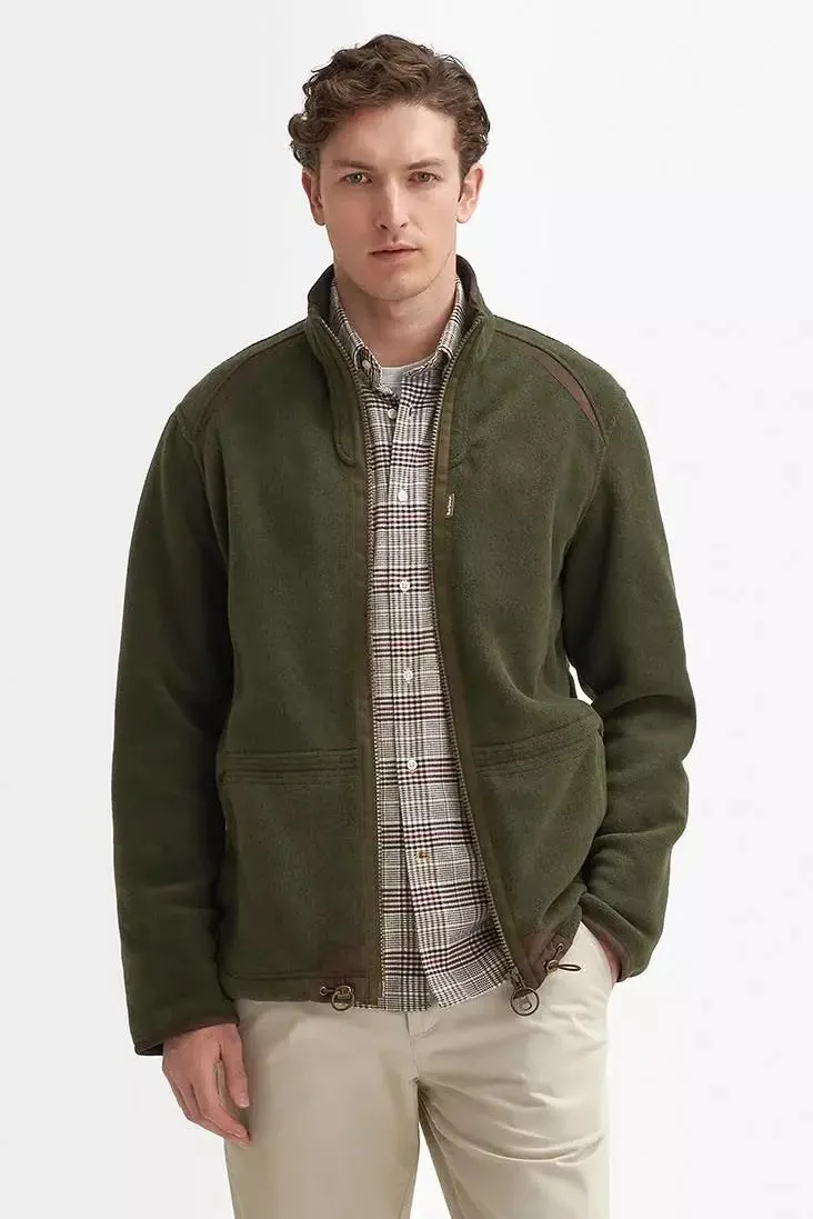 Barbour Fleece Langdale fleece Jacket in Olive Forest MFL0192OL72