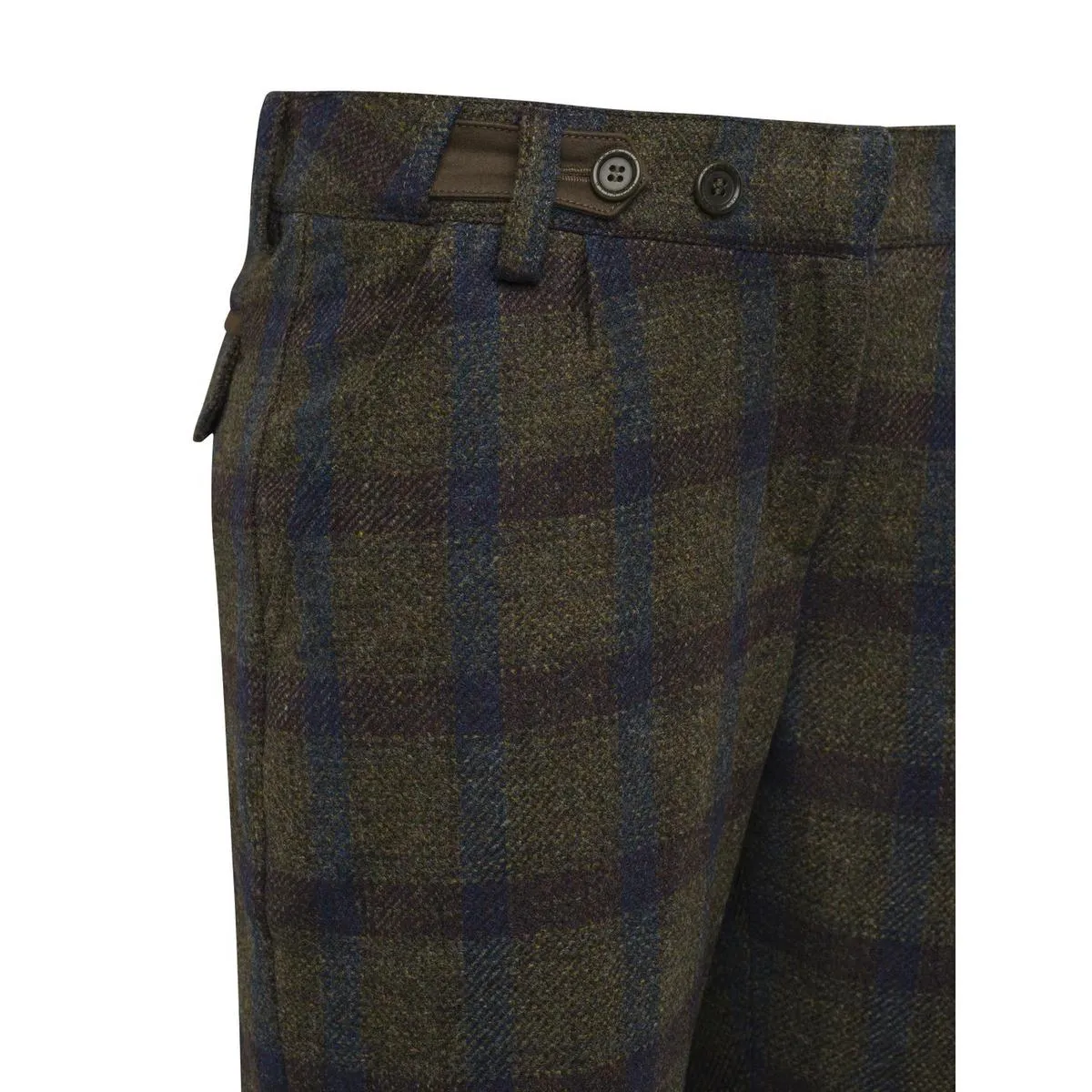 Beretta ST JAMES BREEKS W Brown & Dark Blue Check