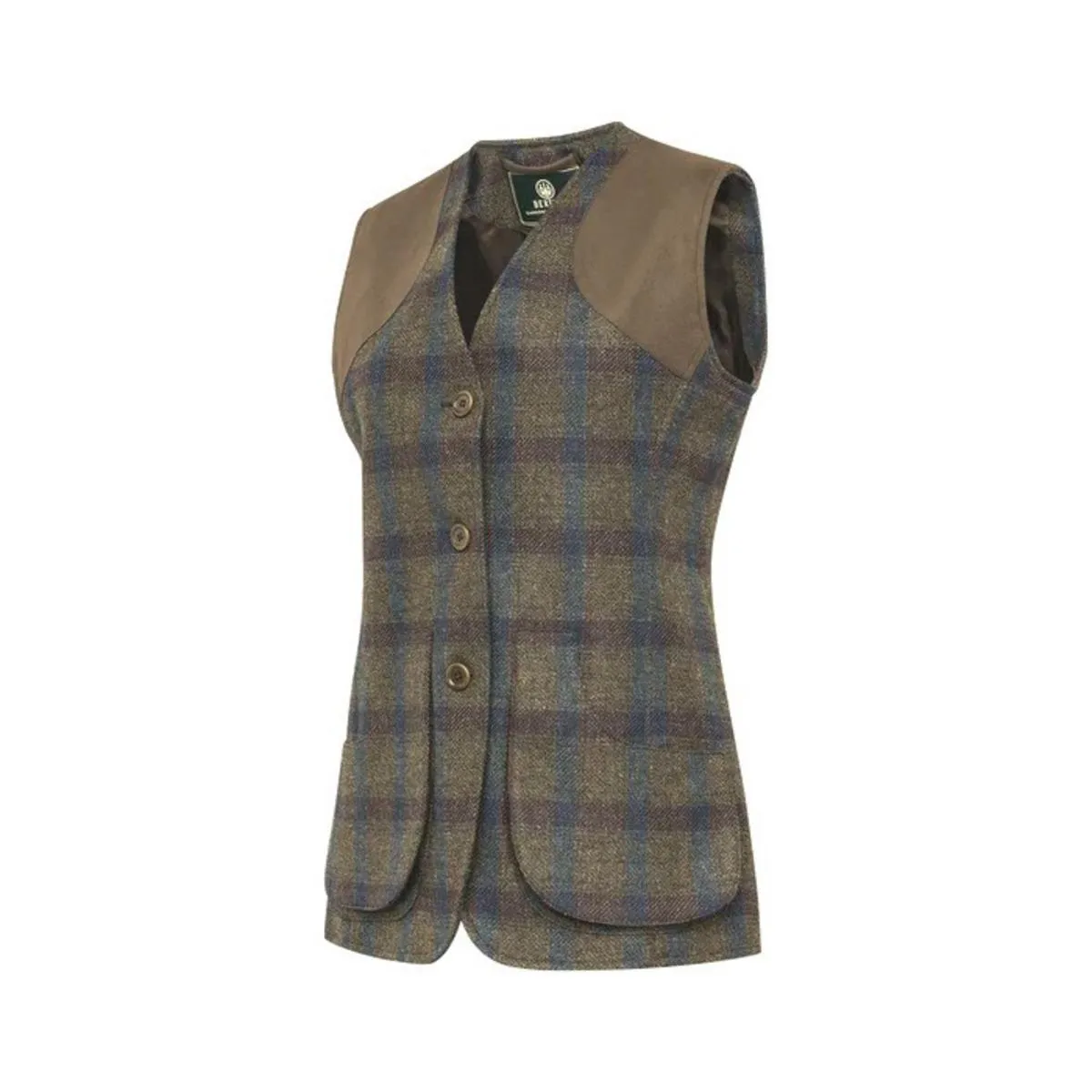 Beretta ST JAMES VEST W Brown & Celeste Check