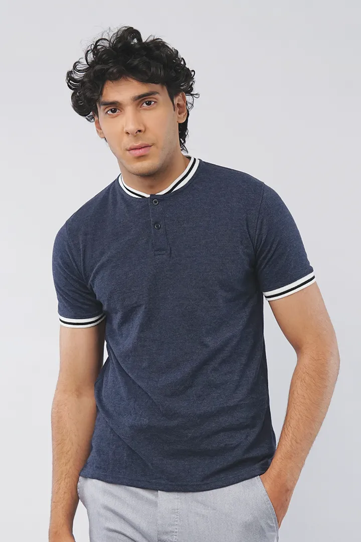 Bitumen Henley T-shirt