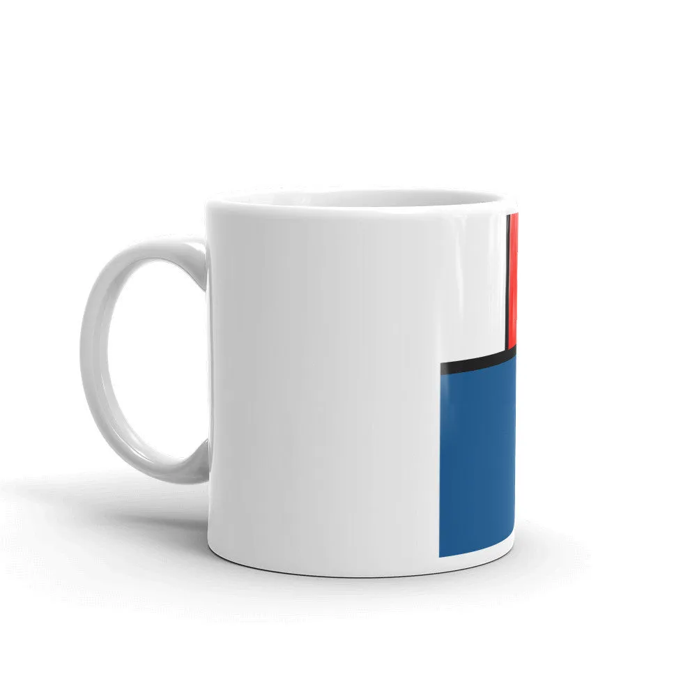 Block Colours Three Mug by Robert Bowen