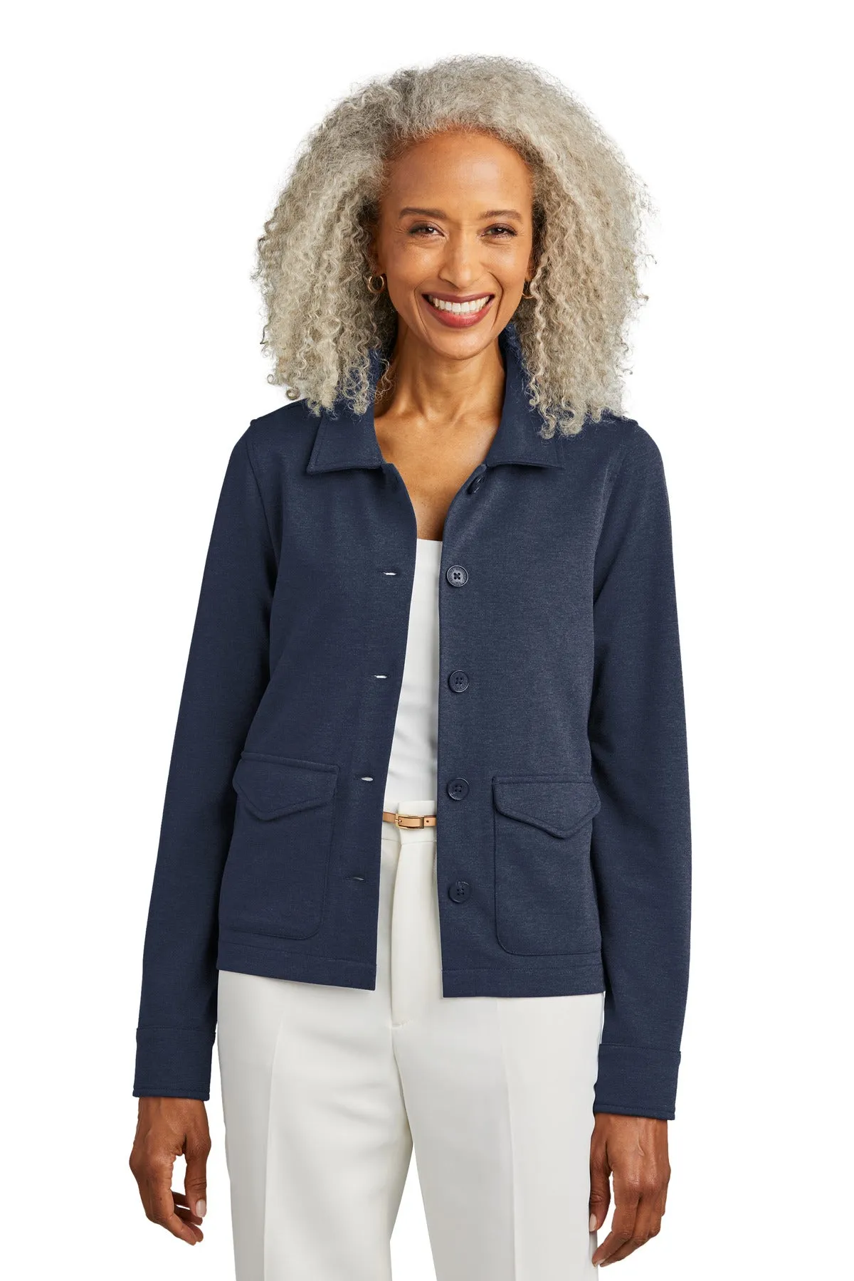 Brooks Brothers Women's Mid-Layer Stretch Button Jacket BB18205