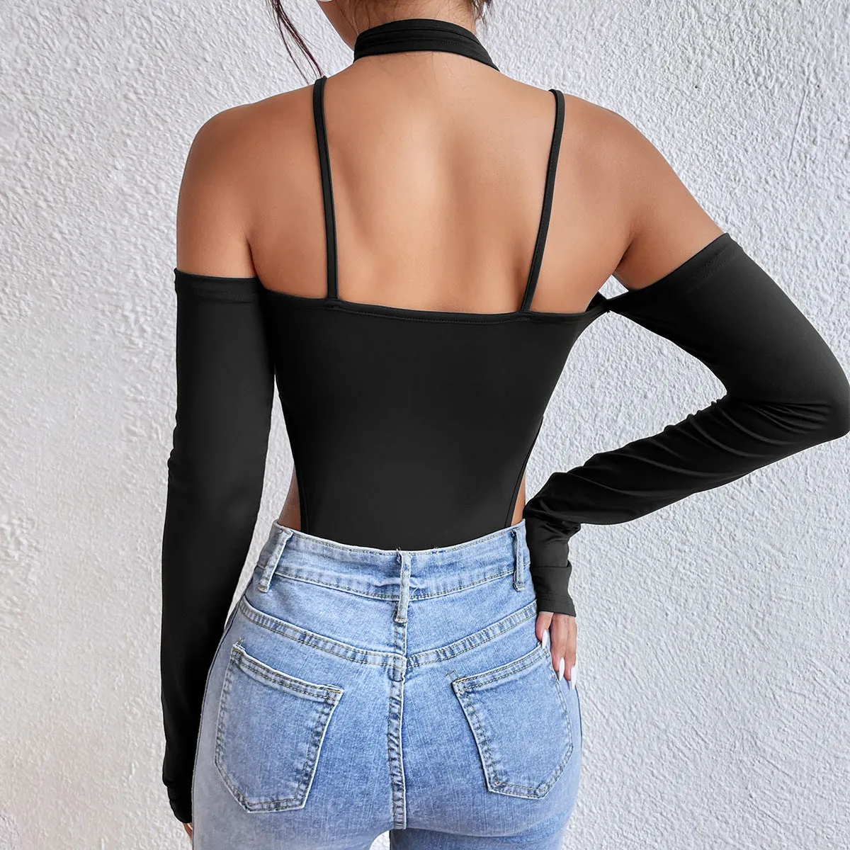 Camisole Women's Backless Hollow Out Irregular Bodysuits