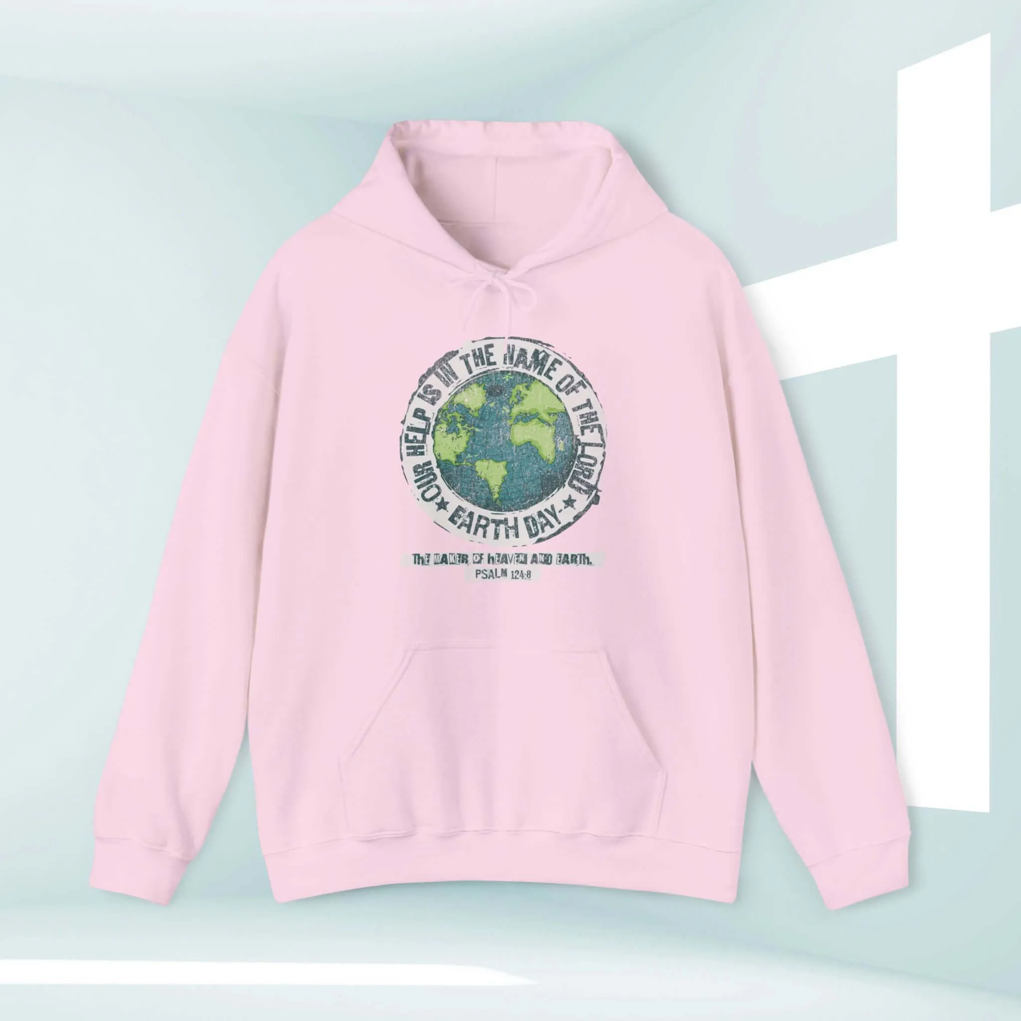 Camping Outdoor Nature Christian Hoodie, Earth Day Our Help Is Hooded Sweatshirt