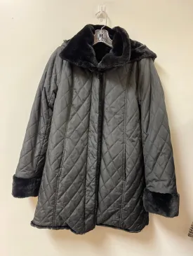 Coat Puffer & Quilted By Dennis Basso Qvc In Black, Size: Xs