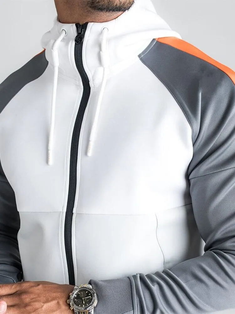 Color Blocking Hooded Sports Set