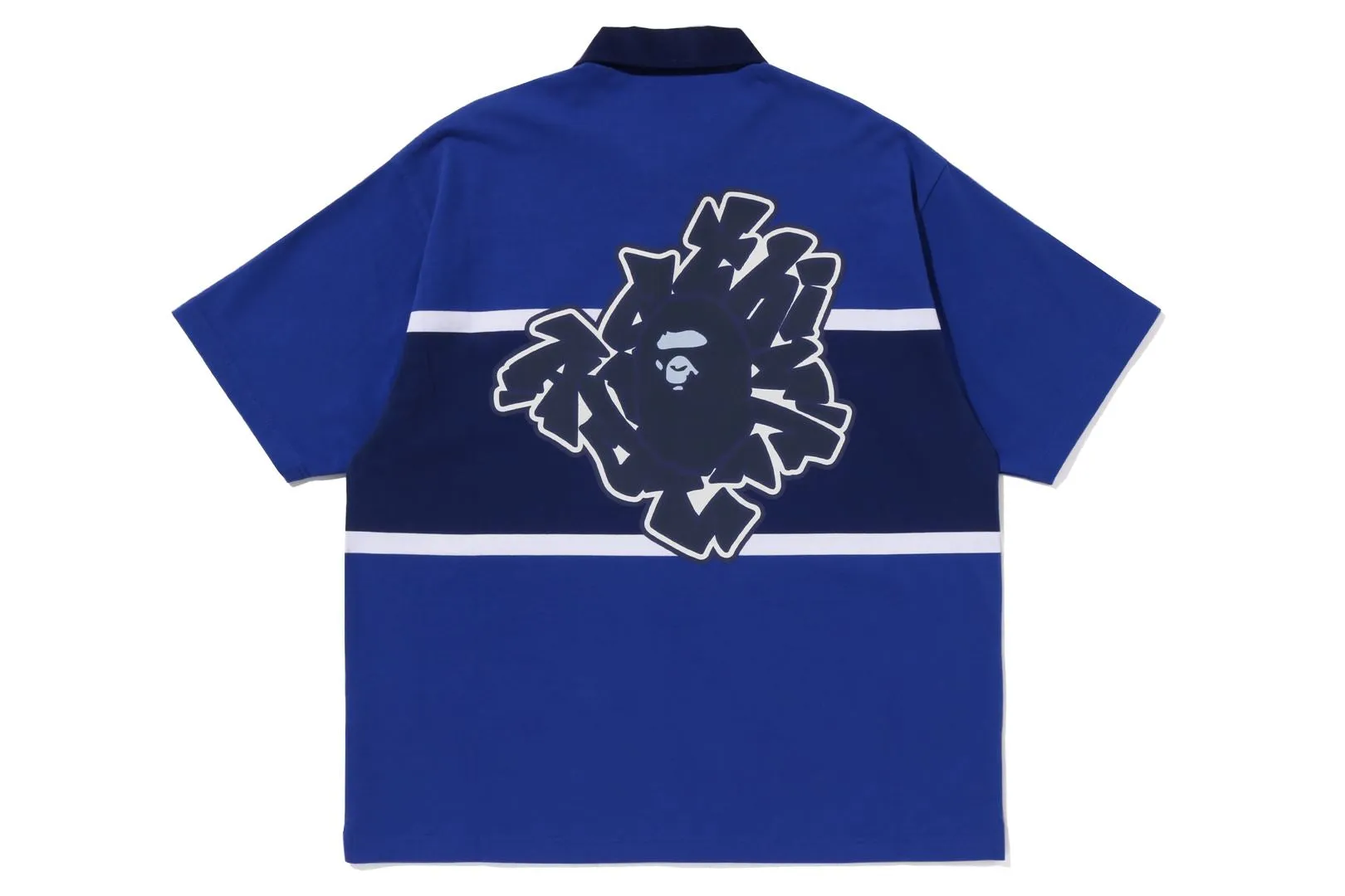 COLOR BLOCKING OVERSIZED RUGBY POLO