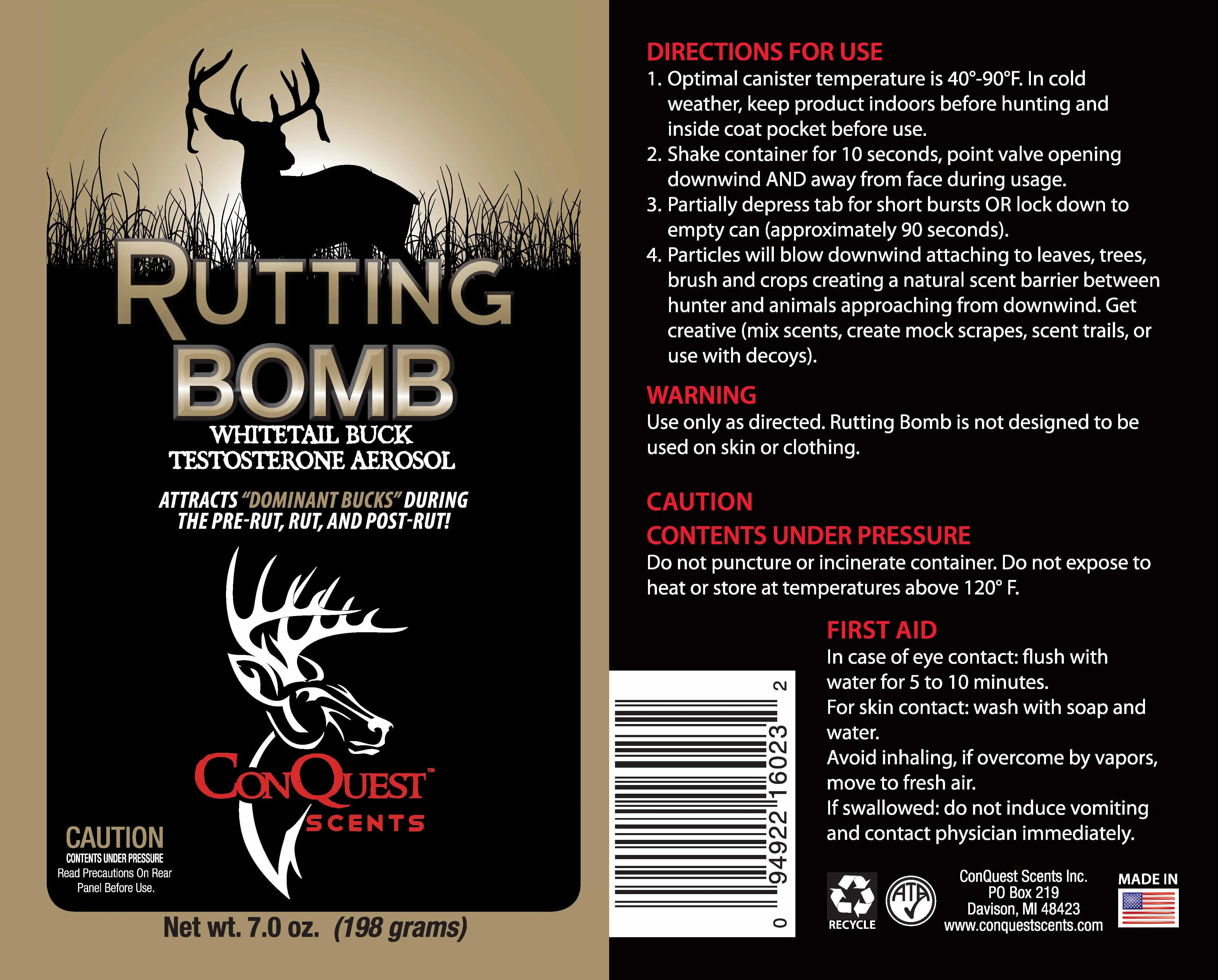 ConQuest ScentBomb Rutting Bomb