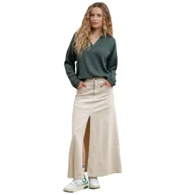 Corduroy Maxi Skirt