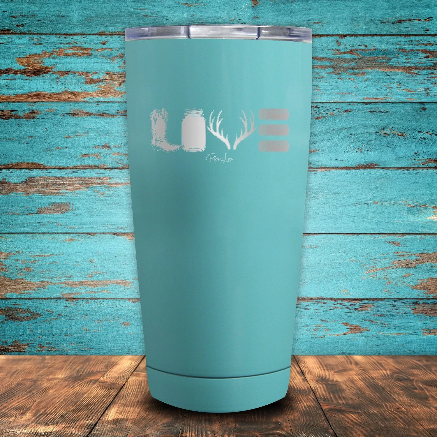 Country Girl Love Coated Drinkware