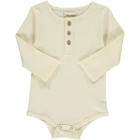 Cream Ribbed Aynor Bodysuit