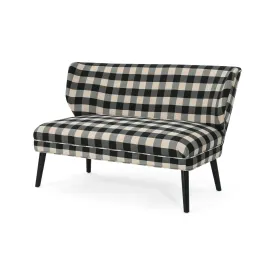 Dumont Modern Mid Century Modern Fabric Settee