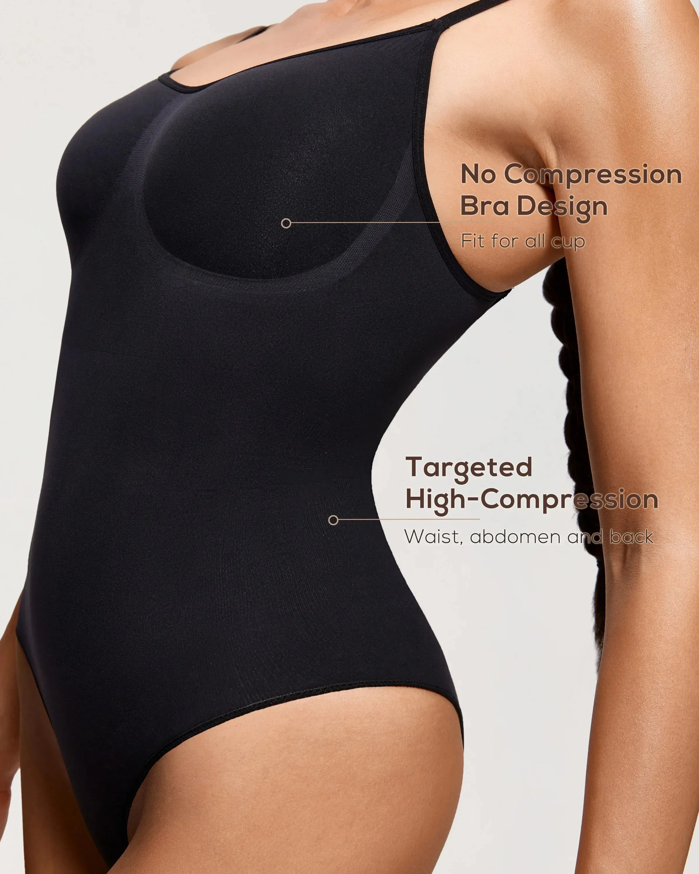 Elegance Tummy Control Seamless Bodysuit