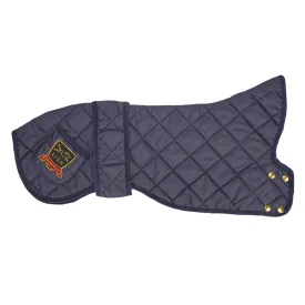 Elwin Navy Sustainable Designer Whippet Dog Coat