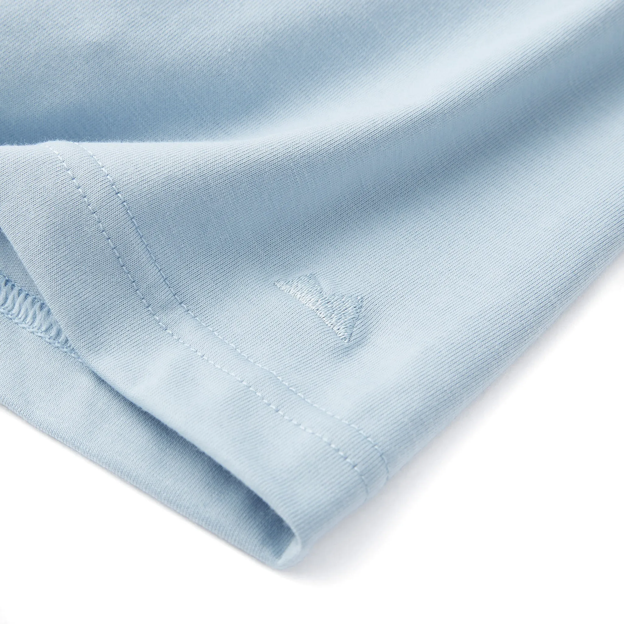 Everyday Henley Short Sleeve in Blue Fog