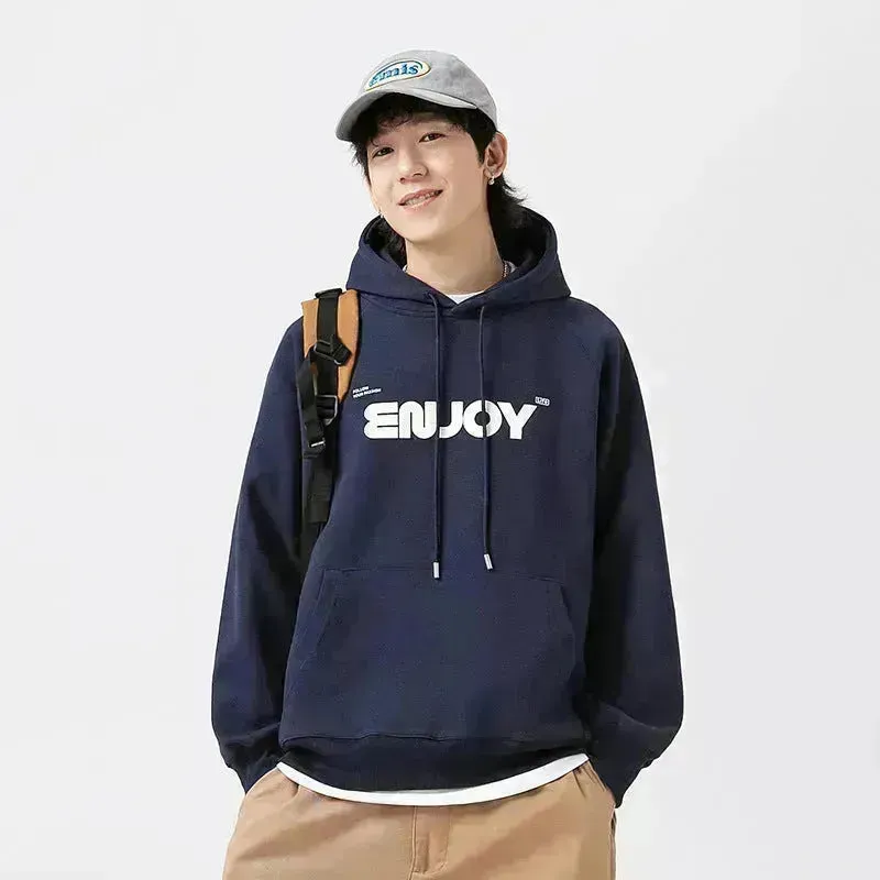 Fall Winter Teenagers Oversized Hoodie Pullover Sweatshirt