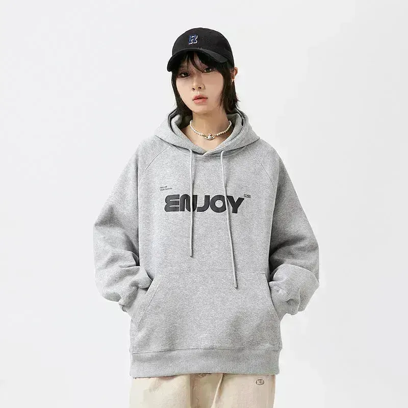 Fall Winter Teenagers Oversized Hoodie Pullover Sweatshirt