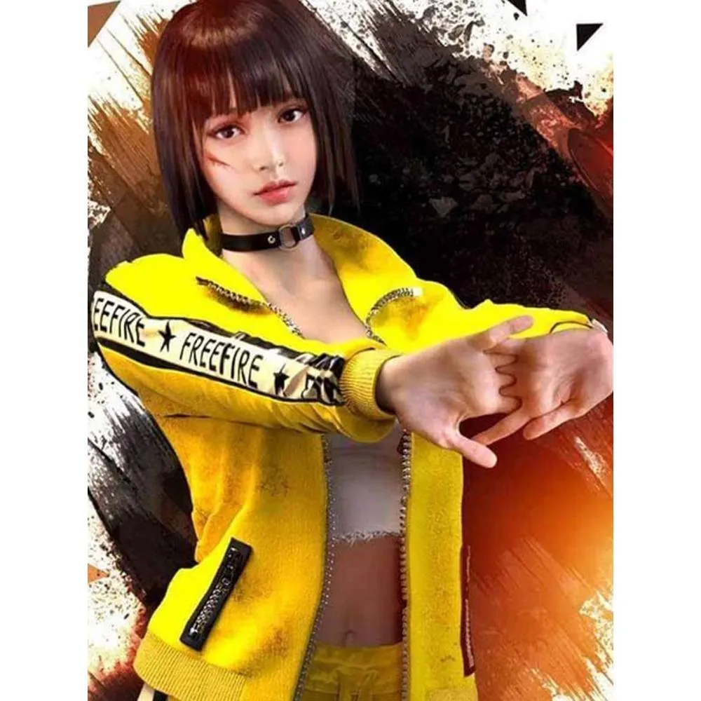 Garena Kelly Fire Yellow Fleece Jacket