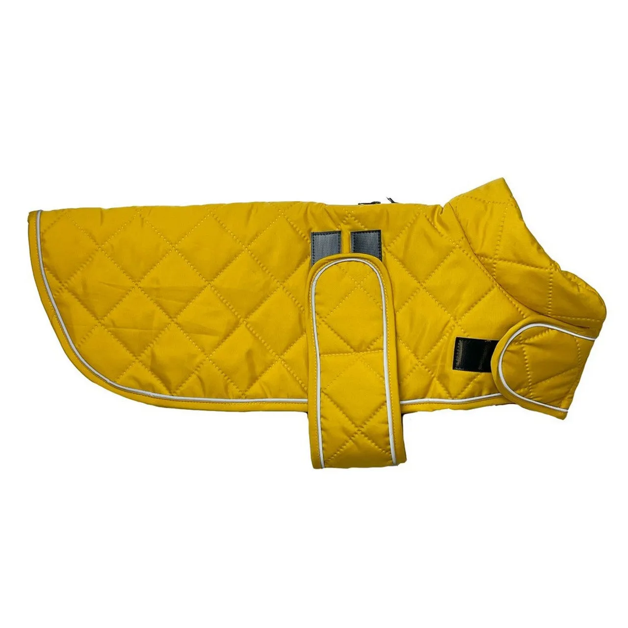 Happy Pet | Dog Coat | Mustard Quilted Classic Design