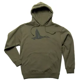 HEAVYWEIGHT STANDARD HOODED SWEATSHIRT ARMY GREEN