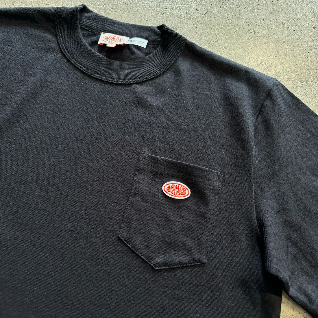 Heritage Pocket T Shirt - Black