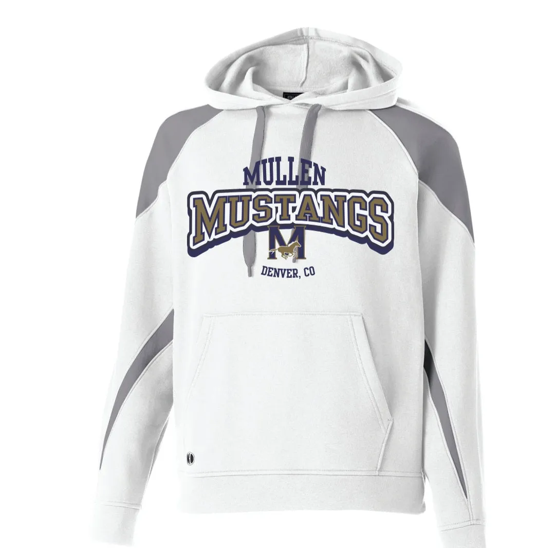 HOLLOWAY WHITE & GRAY HOODIE