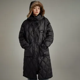 Hooded Quilted Padded Coat