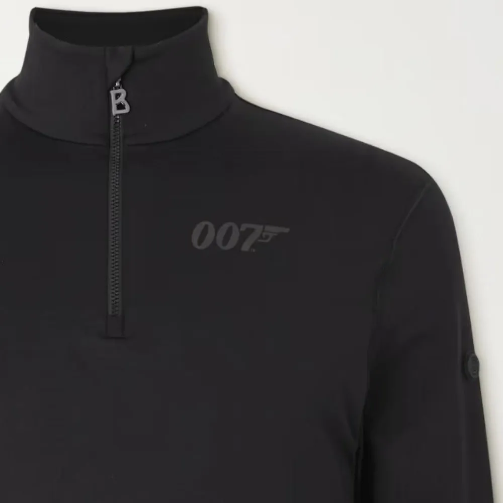 James Bond Quarter Zip Base Layer Top - By Bogner