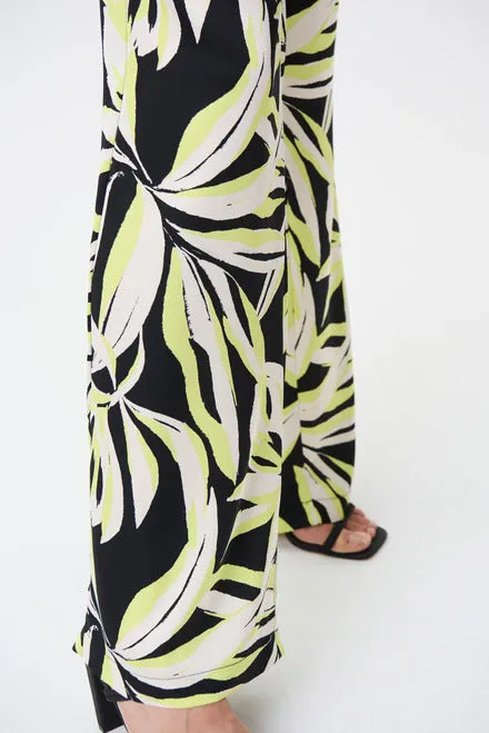 Joseph Ribkoff Palm Print Pants