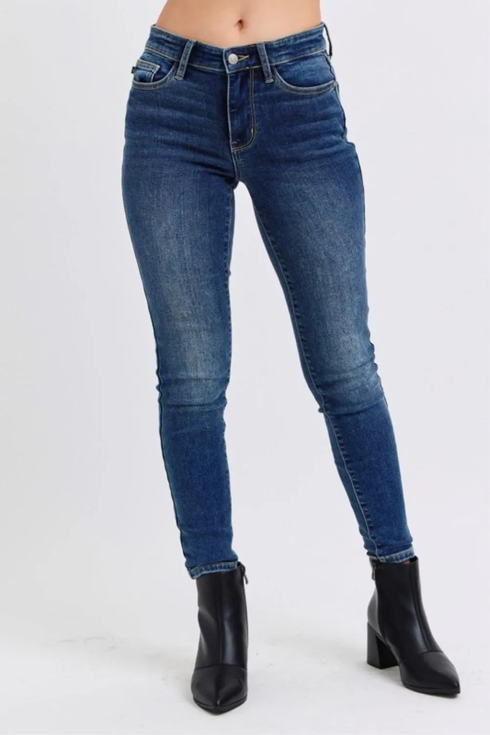 Judy Blue Non-Distressed Thermal Skinny Jeans