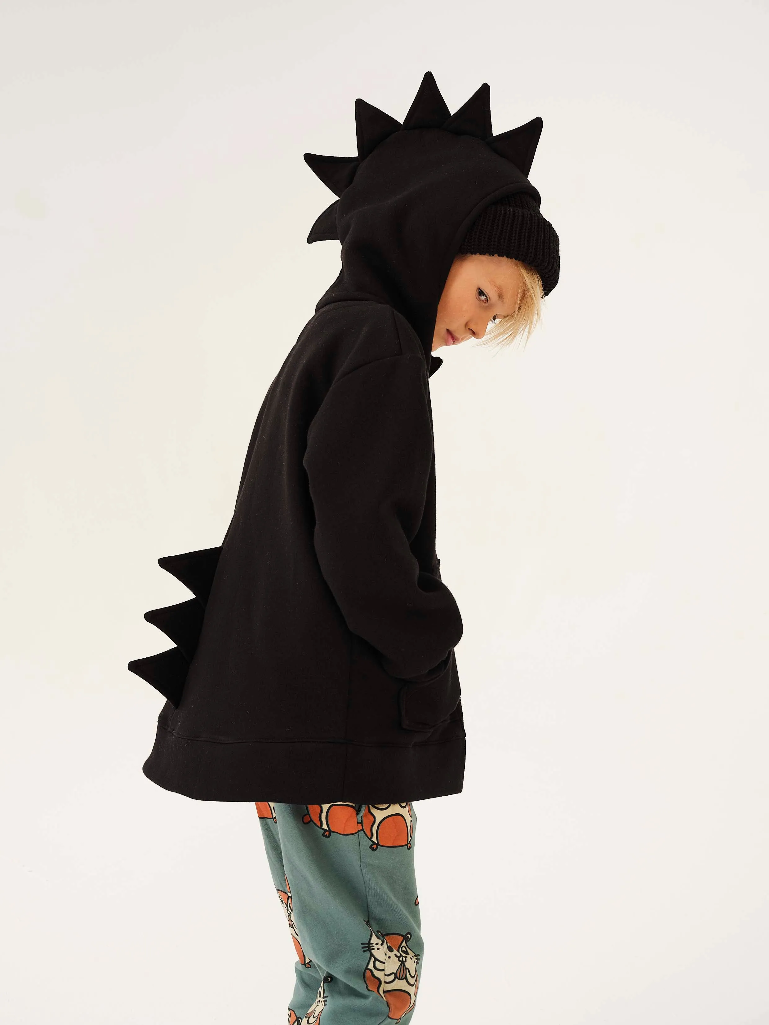 Kukukid Dino Hoodie - Black