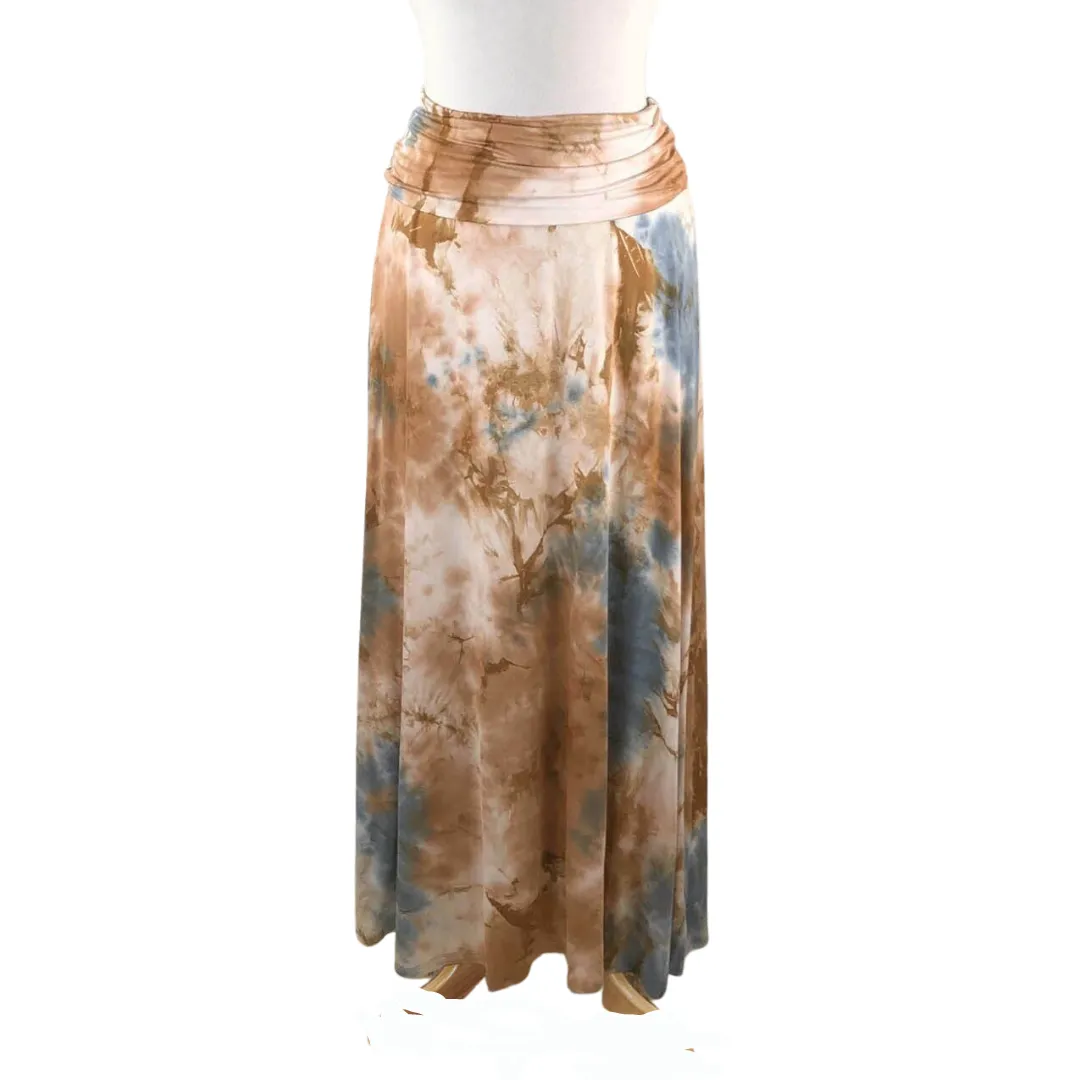 Lisa Maxi Tie Dye Skirt - Nopal