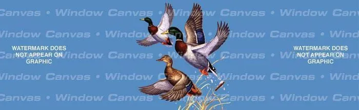 Mallard Trio Rear Window Decal