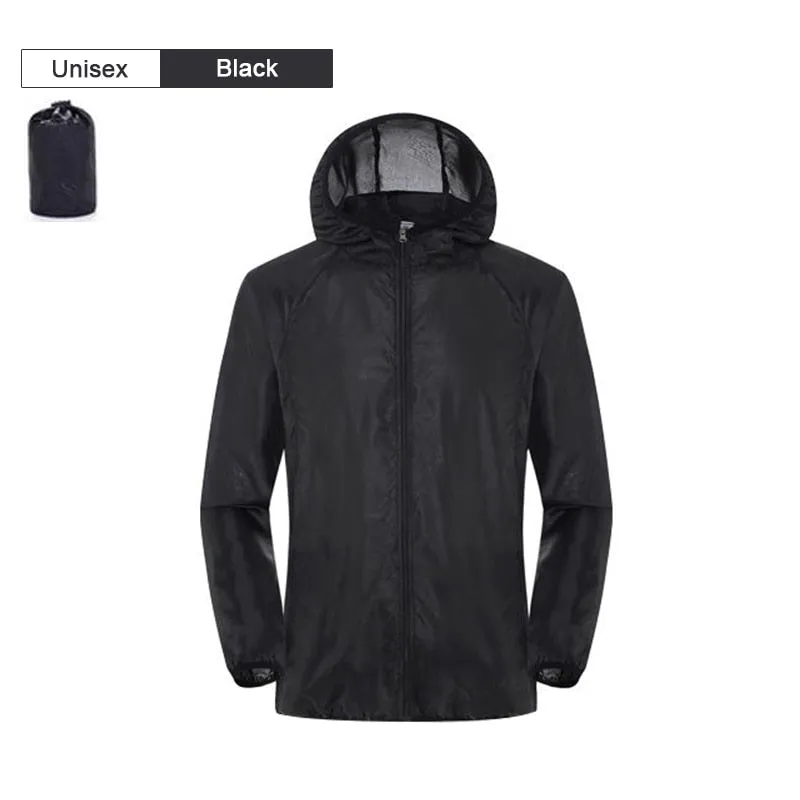 Men&#39;s Women Jacket Quick Dry Windbreaker Camping Hunting Hiking Clothes Sun-protective Outdoor Sports Coats Anti Uv Windbreaker