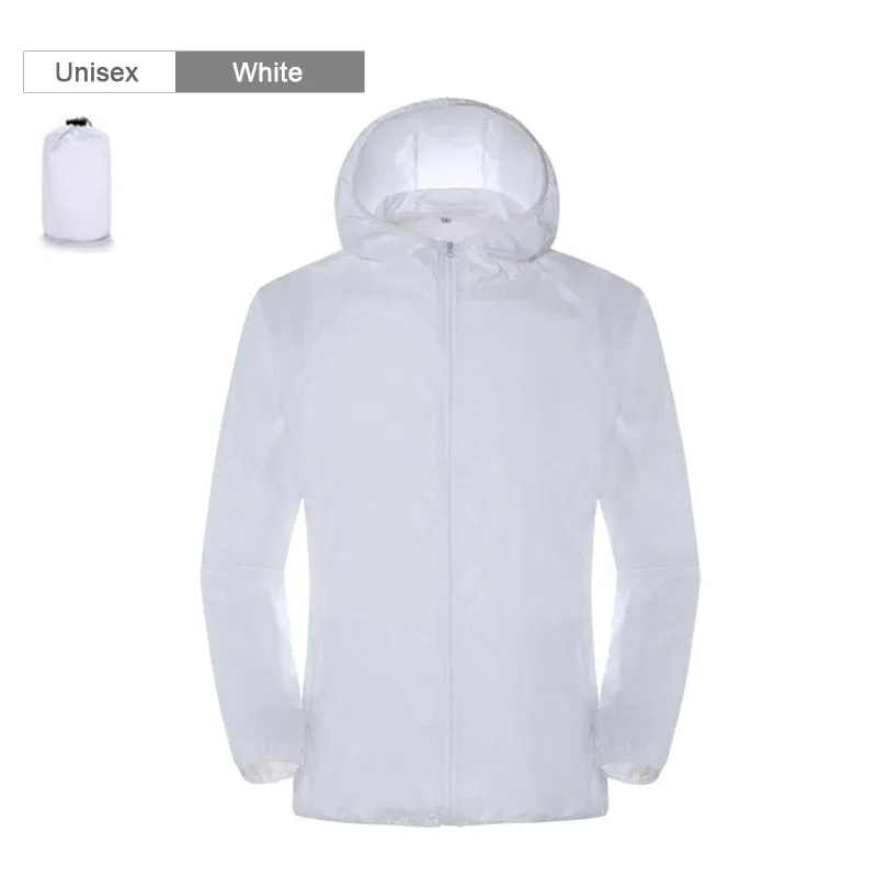 Men&#39;s Women Jacket Quick Dry Windbreaker Camping Hunting Hiking Clothes Sun-protective Outdoor Sports Coats Anti Uv Windbreaker