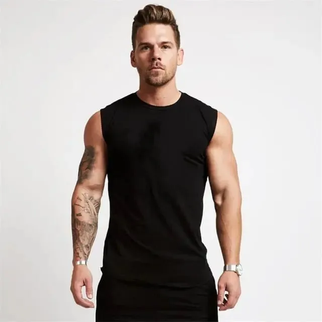 Men's Compression Gym Tank Top - Lightweight, Breathable, & Stylish Design