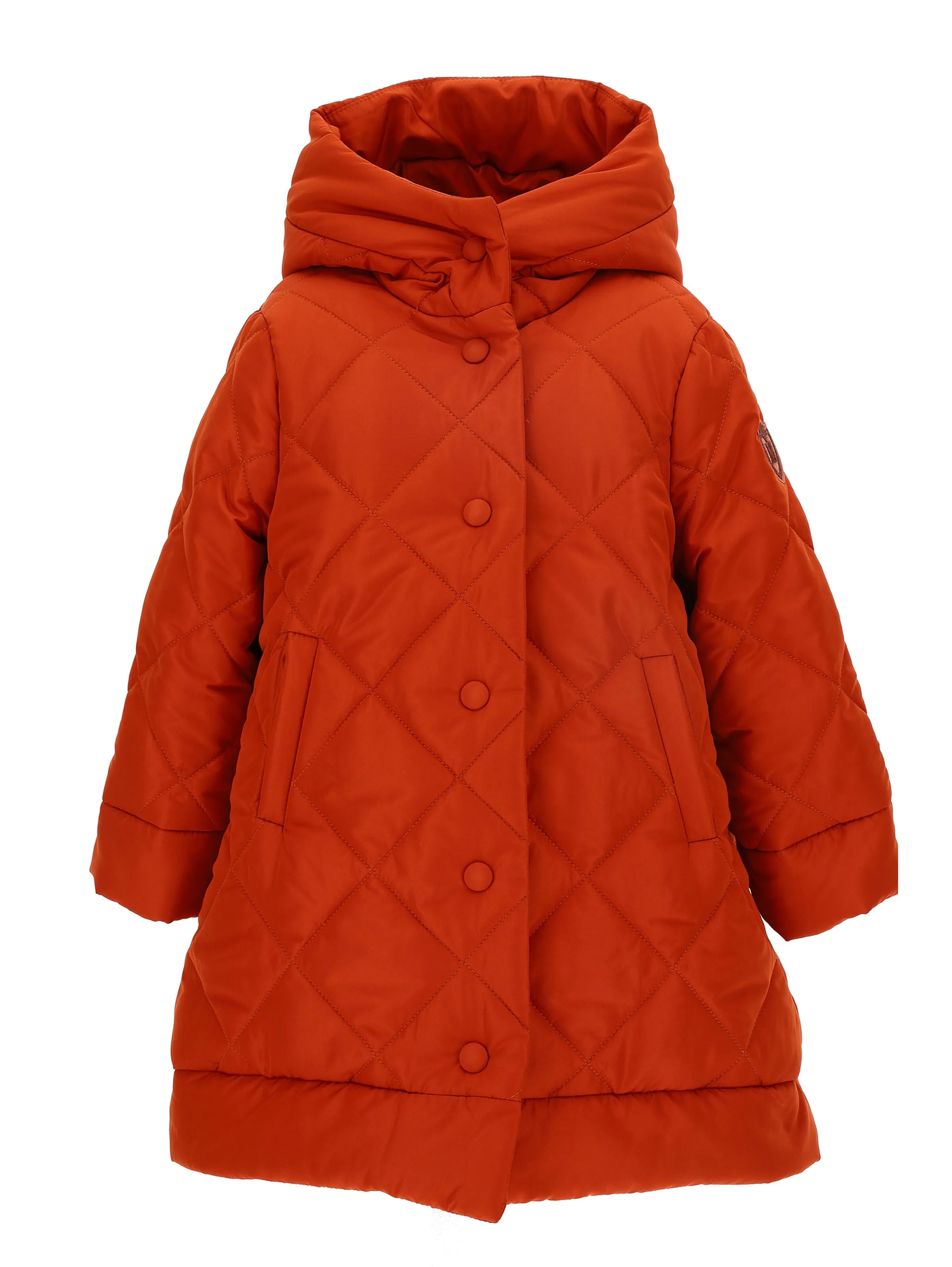 Monnalisa - Quilted Down Coat with Bow