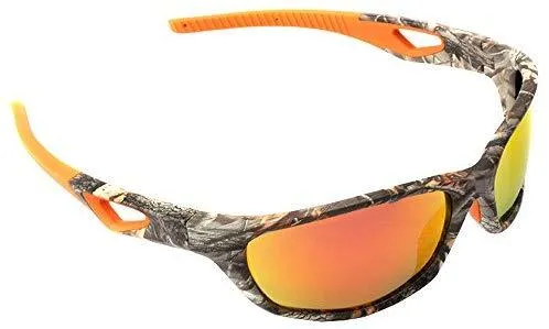 MOTELAN Polarized Outdoor Sports Sunglasses Tr90 Camo Frame for Men Women Driving Fishing Hunting Reduce Glare