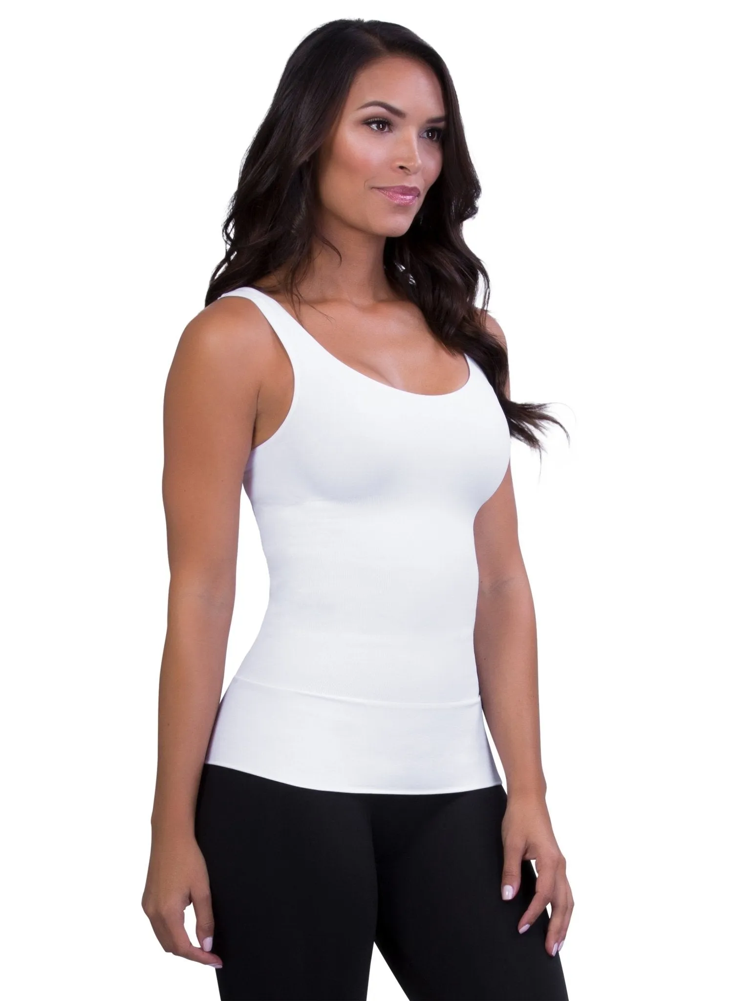 Mother Tucker Scoop Neck Tank - White