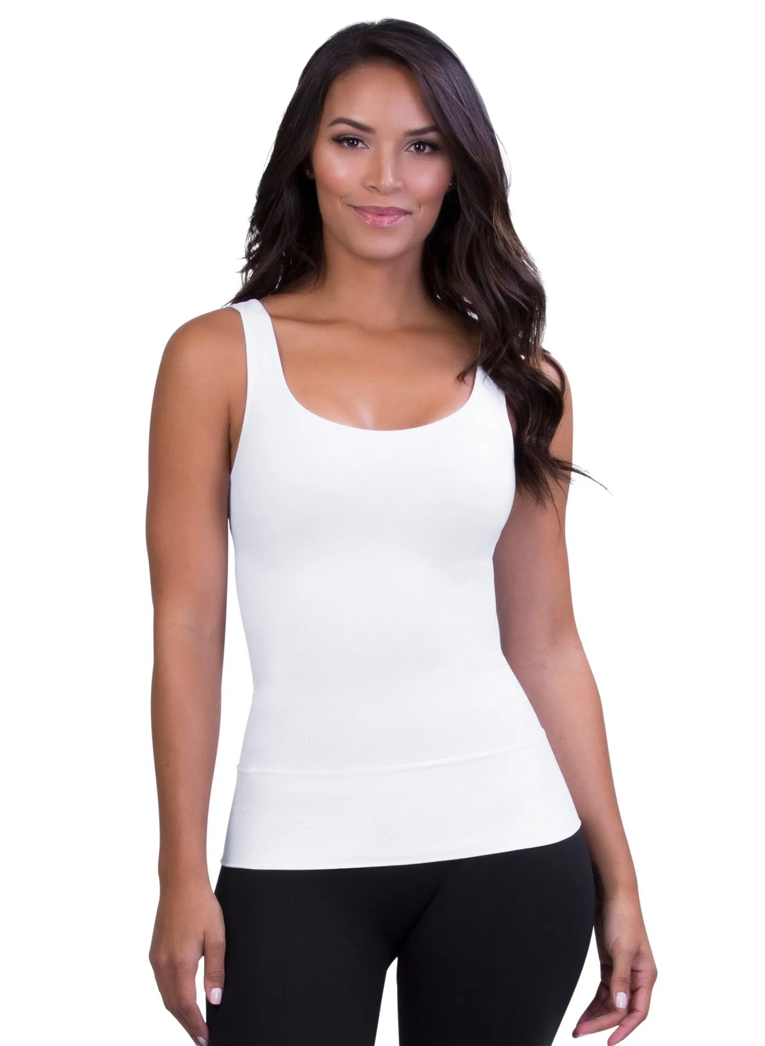 Mother Tucker Scoop Neck Tank - White