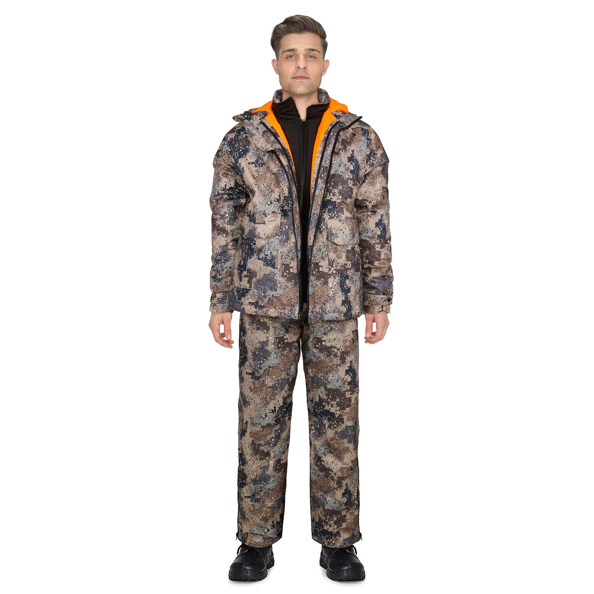 Mountain Ridge Men's 3-In-1 Camouflage Hunting Jacket