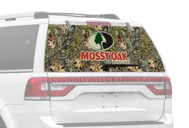 Obsession With Mossy Oak Logo Rear Window Decals