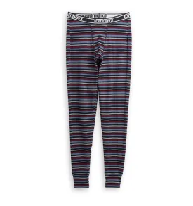 Organic Cotton Rib Long John - Nostalgic Stripe