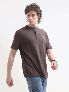 Pinnacle Brown Henley T-shirt