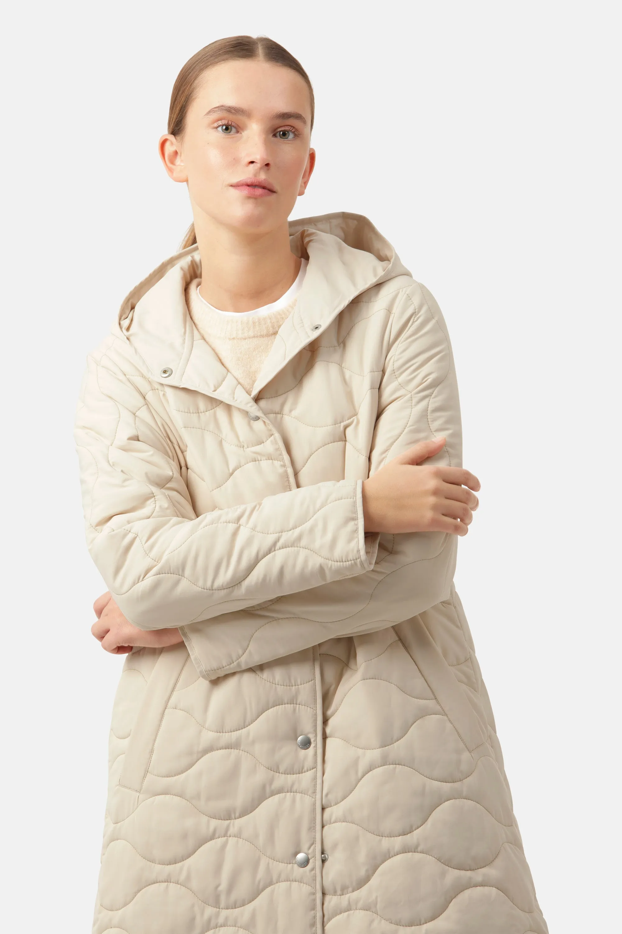 Quilt Coat - Light Sand